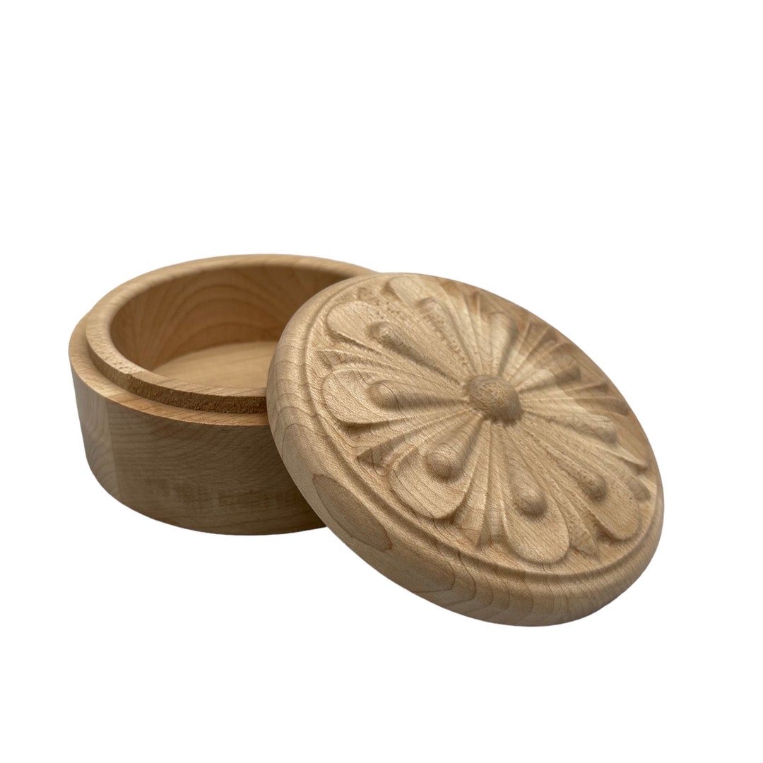 Maple Wood Keepsake Jewelry Box Pill Box Gift Box Etsy UK