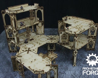 5 Inch Gothic Bulkhead Terrain Set