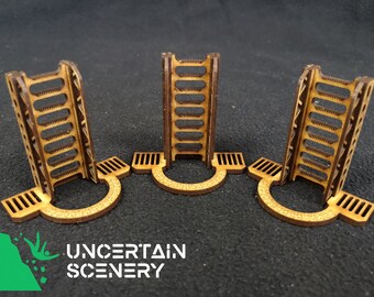 Skirmish Ladders (28mm, set of 3)
