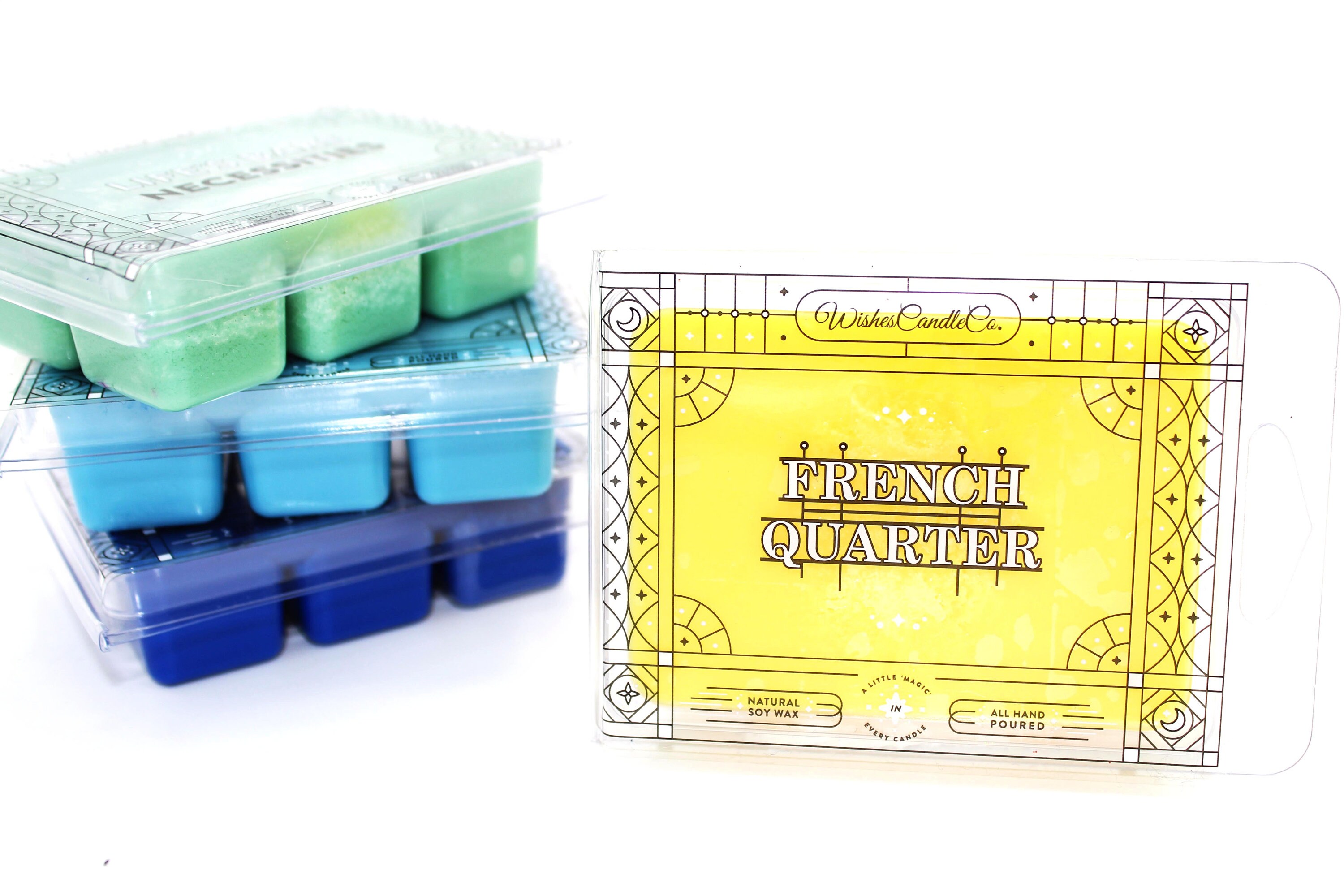 Custom 4 Pack of Wishes Candle Co Wax Tart Samplers