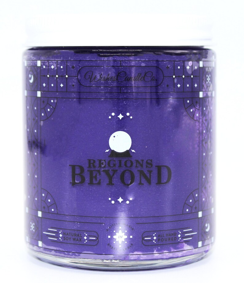Regions Beyond 8oz Candle With Free Pin Inside image 1