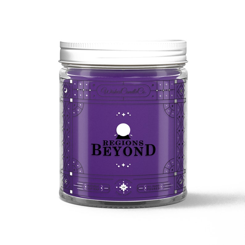 Regions Beyond 8oz Candle With Free Pin Inside image 0