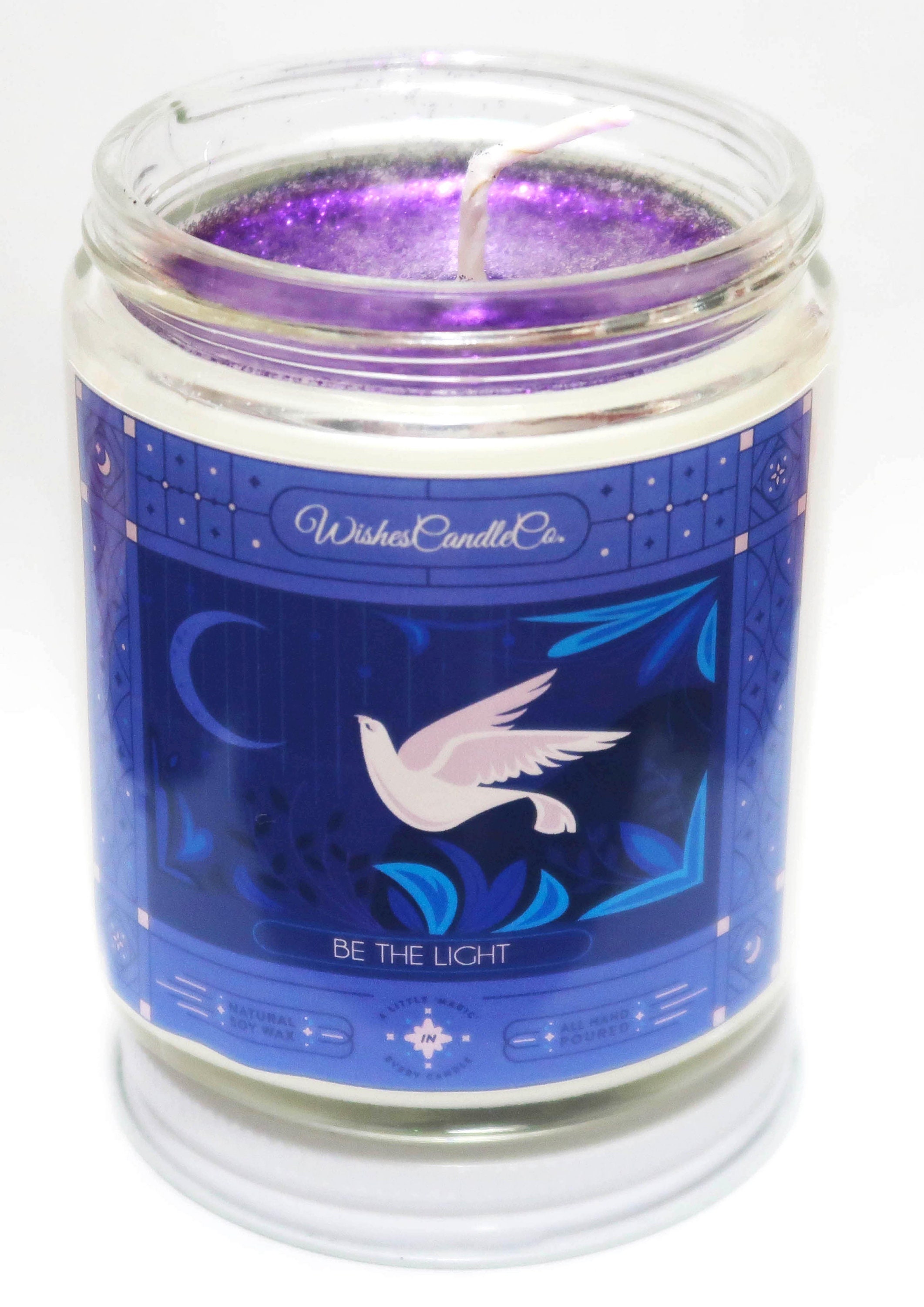 Be the Light 8oz Candle With Free Pin Inside Etsy