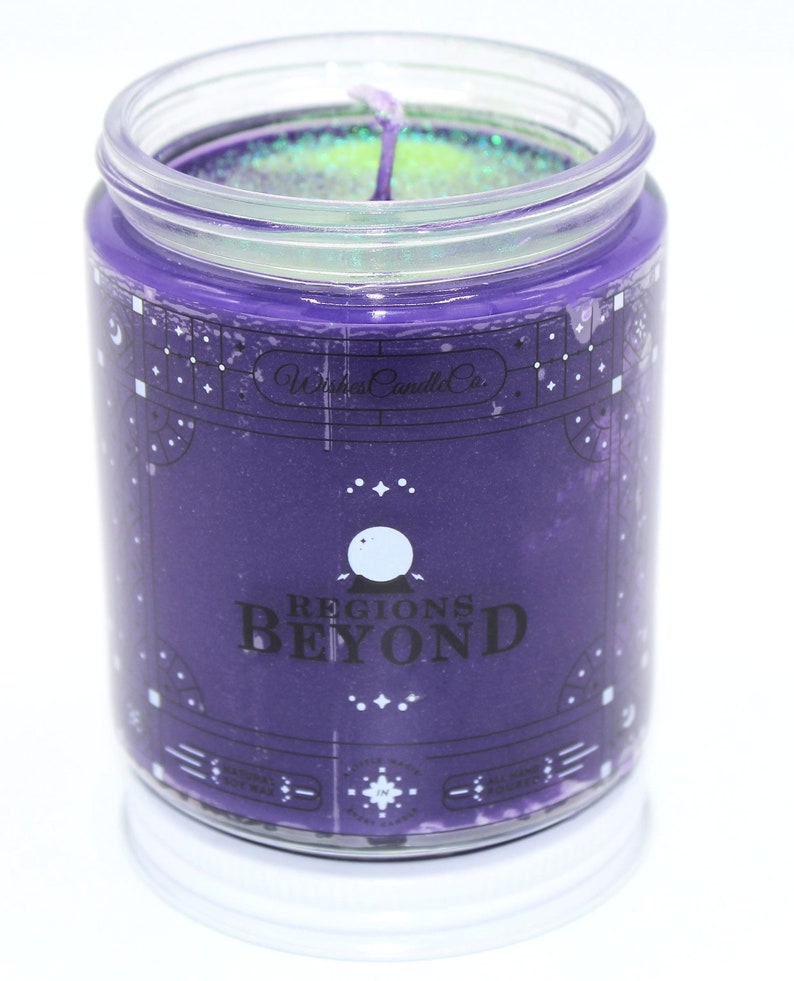Regions Beyond 8oz Candle With Free Pin Inside image 3