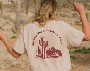 JOSHUA TREE National Park Garment-Dyed T-shirt | Comfort Colors T-shirt | National Parks California | Rock Climbing | USA Travel Shirt