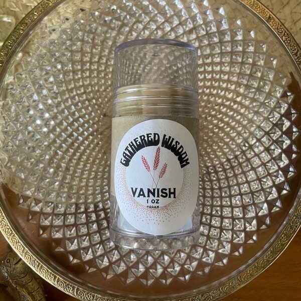 Vanish - The Booty and Eye Butter Balm UN CAFÉ VEGAN BIOLOGIQUE infusé d'huile de noisette et de géranium