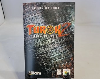 Turok 2 Seeds of Evil | NTSC | Nintendo 64 | N64 | En | User Instruction Manual