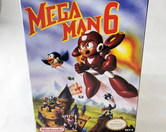 Mega Man 6  | NTSC | Nintendo | NES | En | Reproduction Box