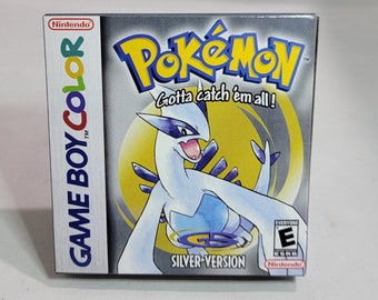 Pokemon Silver | NTSC | Gameboy Color | GBC | En | Reproduction Box and Inner Tray