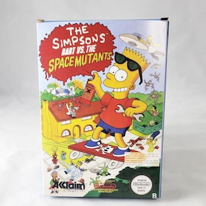 シンプソンズ バート vs スペースミュータント | PAL | 任天堂 | NES | En,Fr | 復刻ボックス