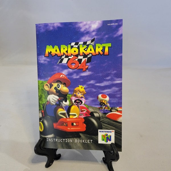 Mario Kart 64 | NTSC | Nintendo 64 | N64 | En | User Instruction Manual