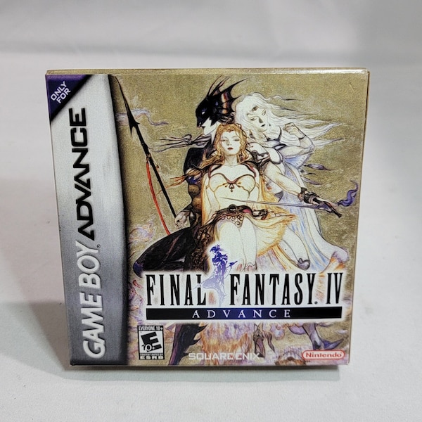 Final Fantasy 4 | NTSC | Gameboy Advance | GBA | En | Reproduction Box and Inner Tray