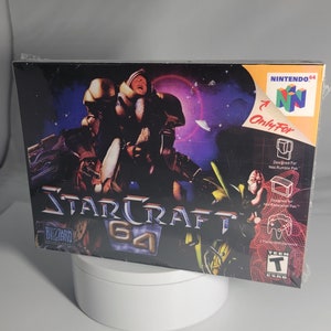 StarCraft 64 | NTSC | Nintendo 64 | N64 | En | Reproduction Box and Inner Tray