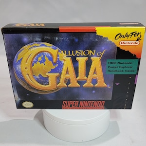 Illusion von Gaia | *NTSC | Super Nintendo | SNES | De | Reproduktionsbox und Innenfach