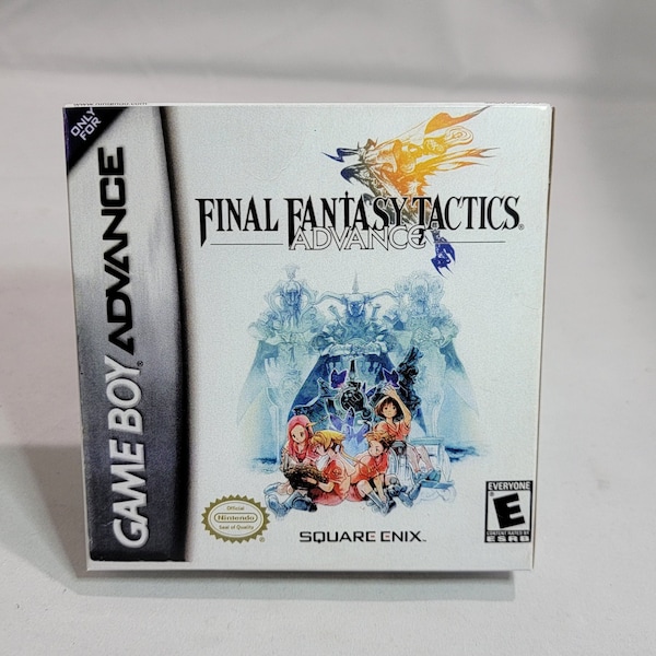 Final Fantasy Tactics | NTSC | Gameboy Advance | GBA | En | Reproduction Box and Inner Tray