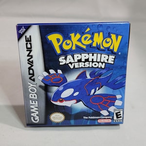 ポケモン サファイア | NTSC | ゲームボーイアドバンス | GBA | En | 複製ボックスとインナートレイ