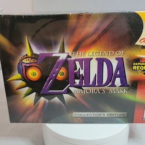 The Legend of Zelda Majora's Mask | NTSC | Nintendo 64 | N64 | En | Reproduction Box and Inner Tray