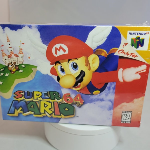 Super Mario 64 | NTSC | Nintendo 64 | N64 | En | Reproduction Box and Inner Tray