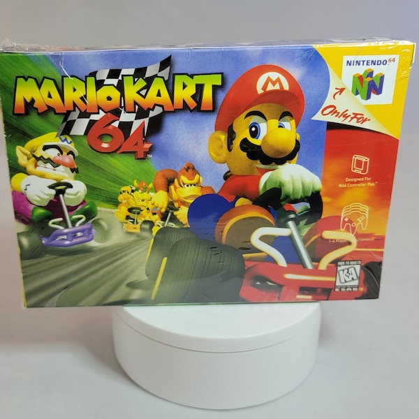 Mario Kart 64 | NTSC | Nintendo 64 | N64 | En | Reproduction Box and Inner Tray