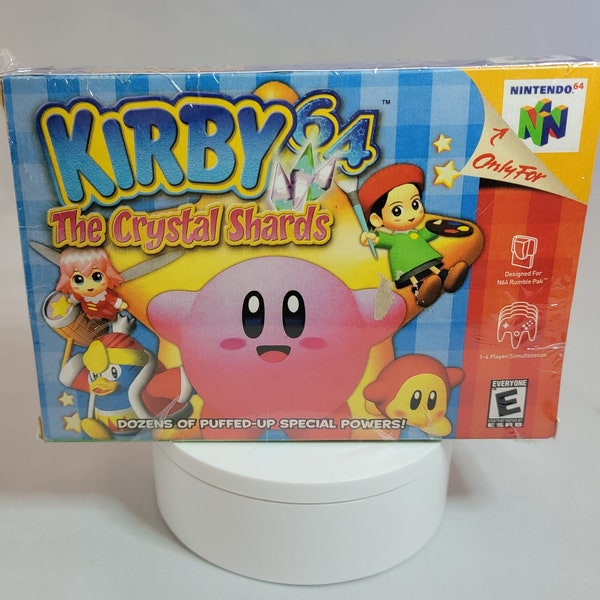 Kirby 64 The Crystal Shards | NTSC | Nintendo 64 | N64 | En | Reproduction Box and Inner Tray