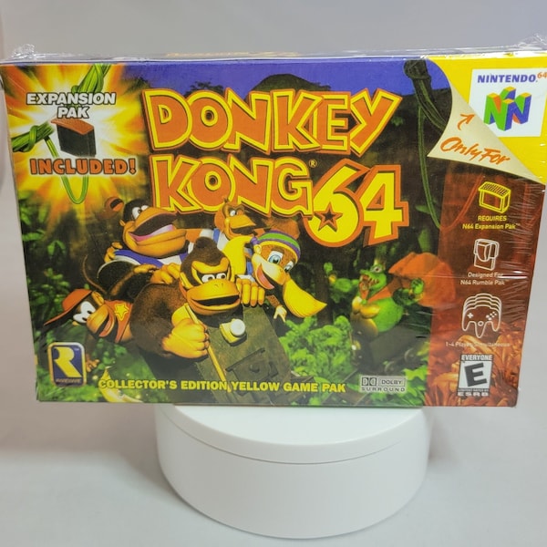 Donkey Kong 64 | NTSC | Nintendo 64 | N64 | Fr | Boîte de reproduction et plateau intérieur