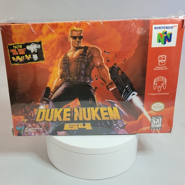 Duke Nukem 64 | NTSC | Nintendo 64 | N64 | En | Reproduction Box and Inner Tray