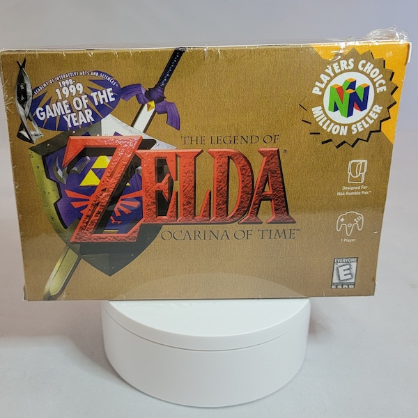 The Legend of Zelda Ocarina of Time [Player's Choice] | NTSC | Nintendo 64 | N64 | En | Reproduction Box and Inner Tray