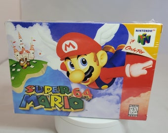 Super Mario 64 | NTSC | Nintendo 64 | N64 | En | Reproduction Box and Inner Tray