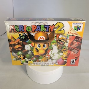 Mario Party 2 | NTSC | Nintendo 64 | N64 | En | Reproduction Box and Inner Tray