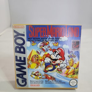 Super Mario Land | PAL | Gameboy | GB | En,Fr | Reproduction Box and Inner Tray