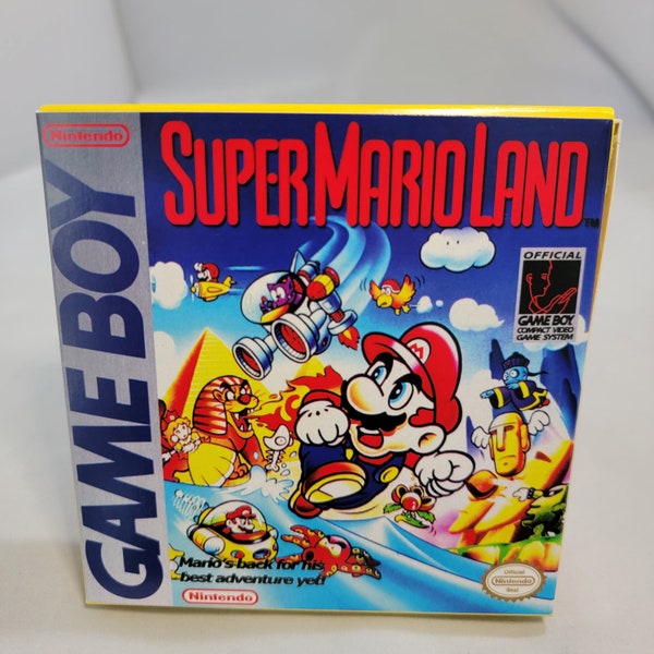 Super Mario Land | NTSC | Gameboy | GB | En | Reproduction Box and Inner Tray