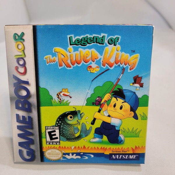 Legend of the River King | NTSC | Gameboy Color | GBC | En | Reproduction Box and Inner Tray