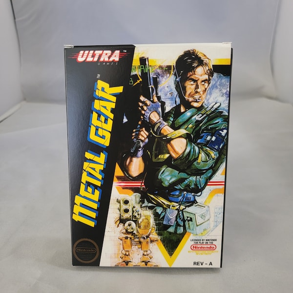 Metal Gear | NTSC | Nintendo | NES | En | Reproduction Box