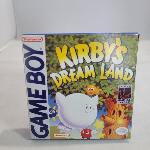 Kirby's Dream Land | NTSC | Gameboy | GB | En | Reproduction Box and Inner Tray
