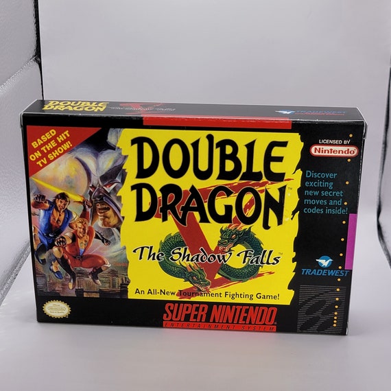 Super Double Dragon SNES Repro Box Premium Quality 