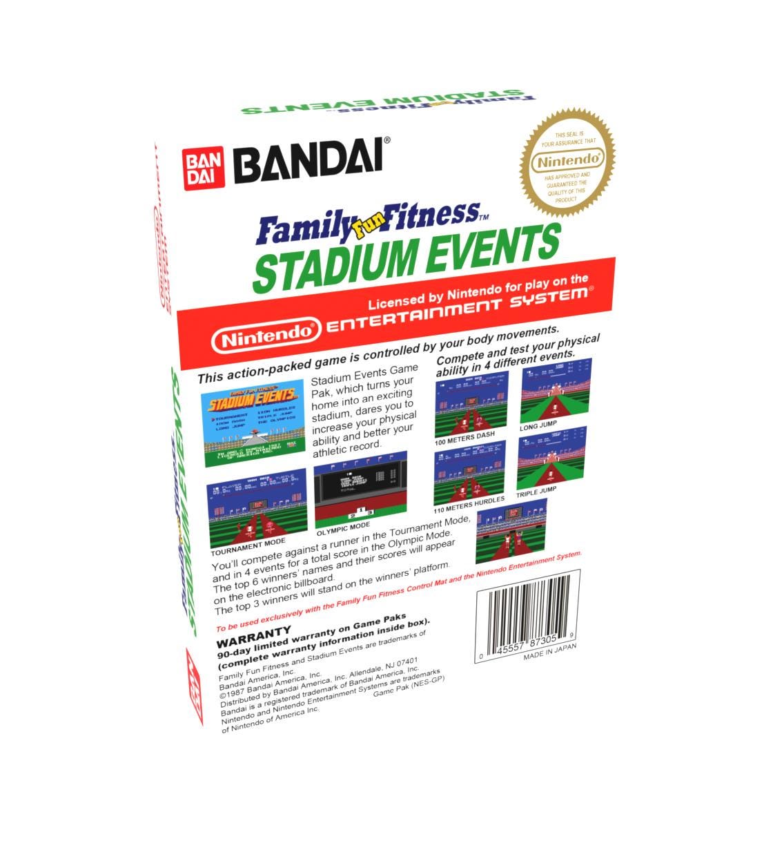 Stadium Events | NTSC | Nintendo | NES | En | Reproduction Box - Etsy
