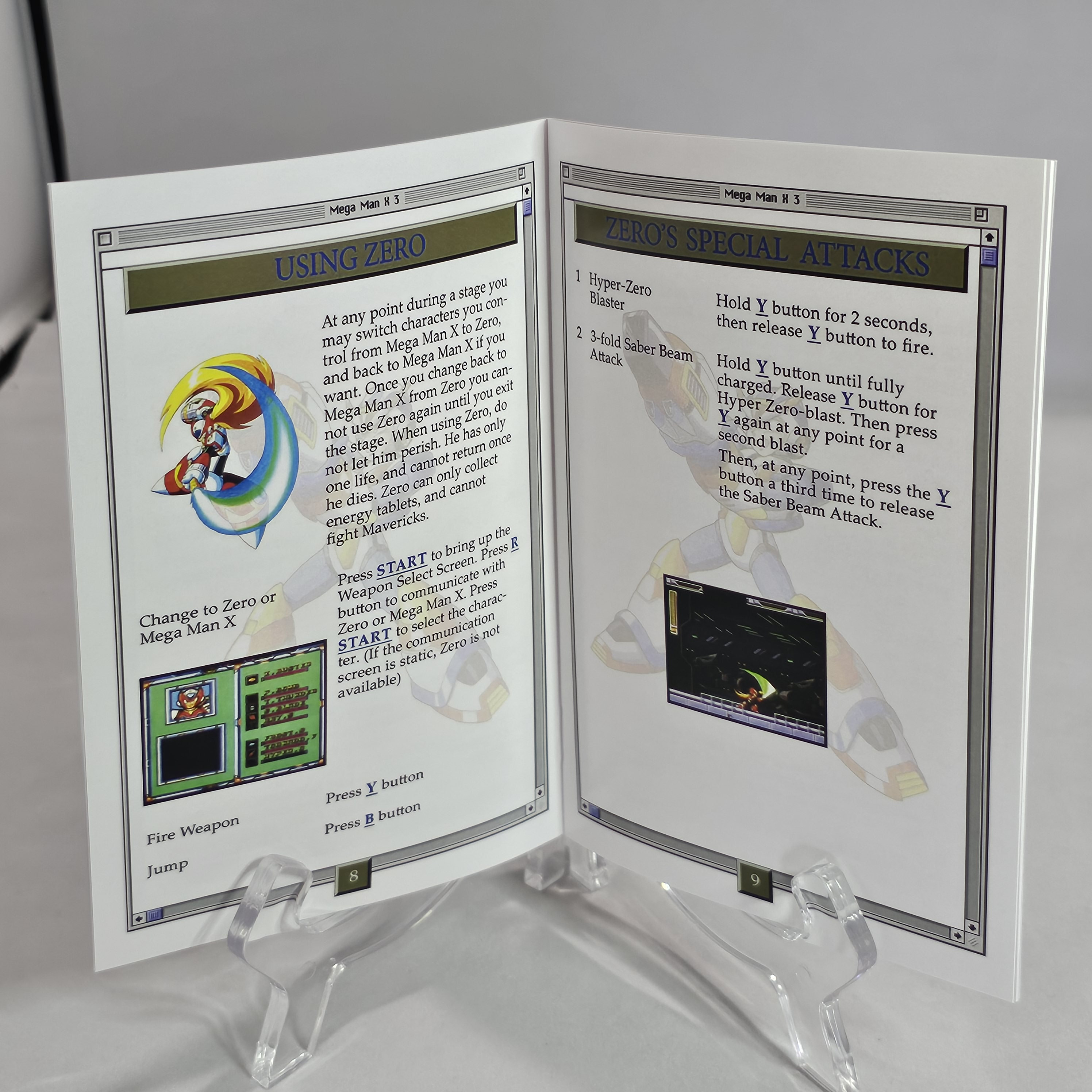 Mega Man X3 | NTSC | Super Nintendo | SNES | En | User Instruction ...