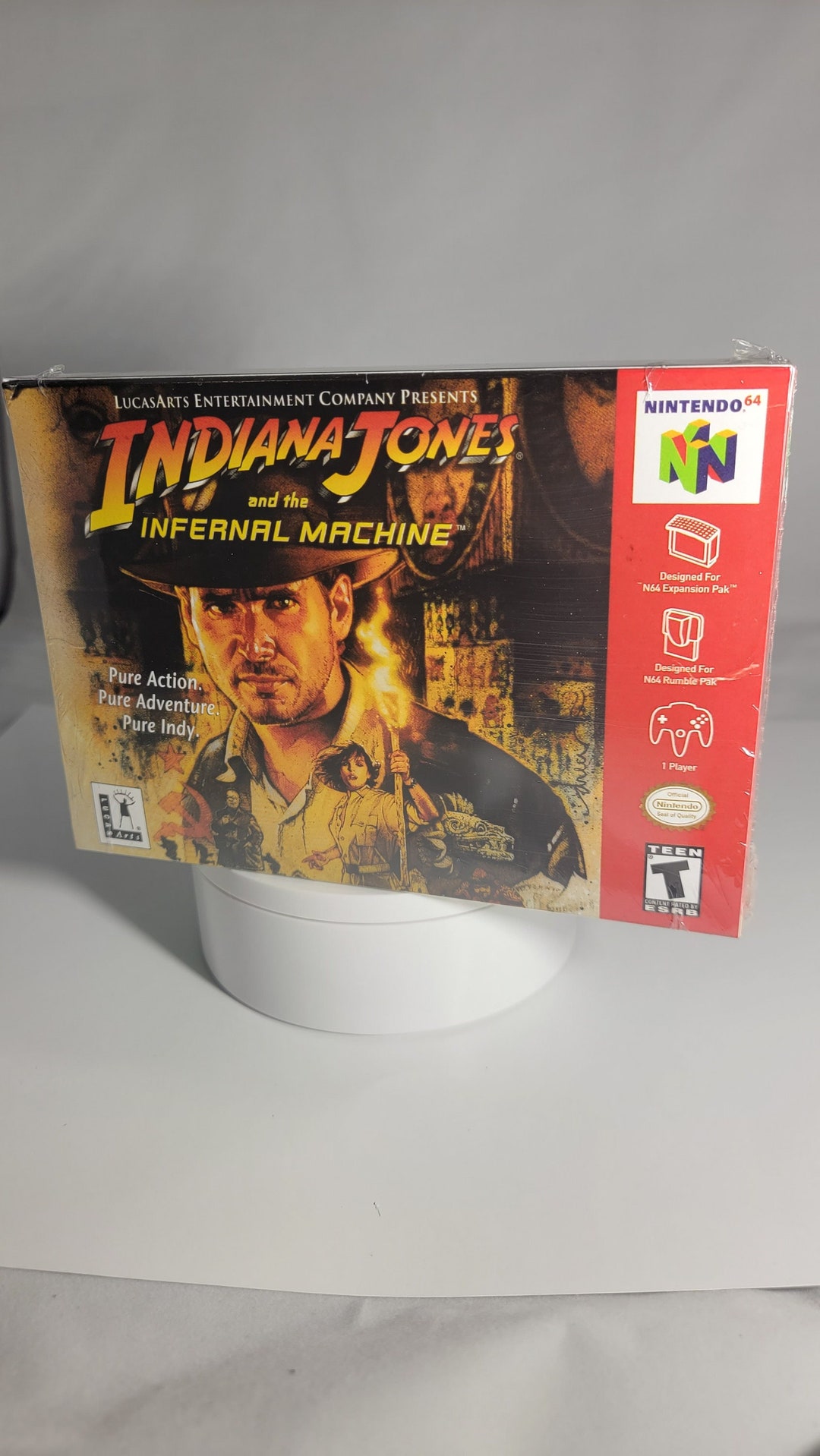 Indiana Jones and the Infernal Machine NTSC Nintendo 64 N64 En