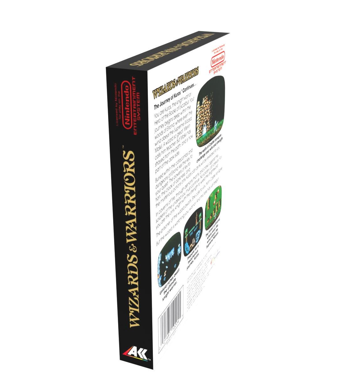 Wizard Nes Wizards & Warriors | NTSC | Nintendo | NES | En | Reproduction Box - Etsy