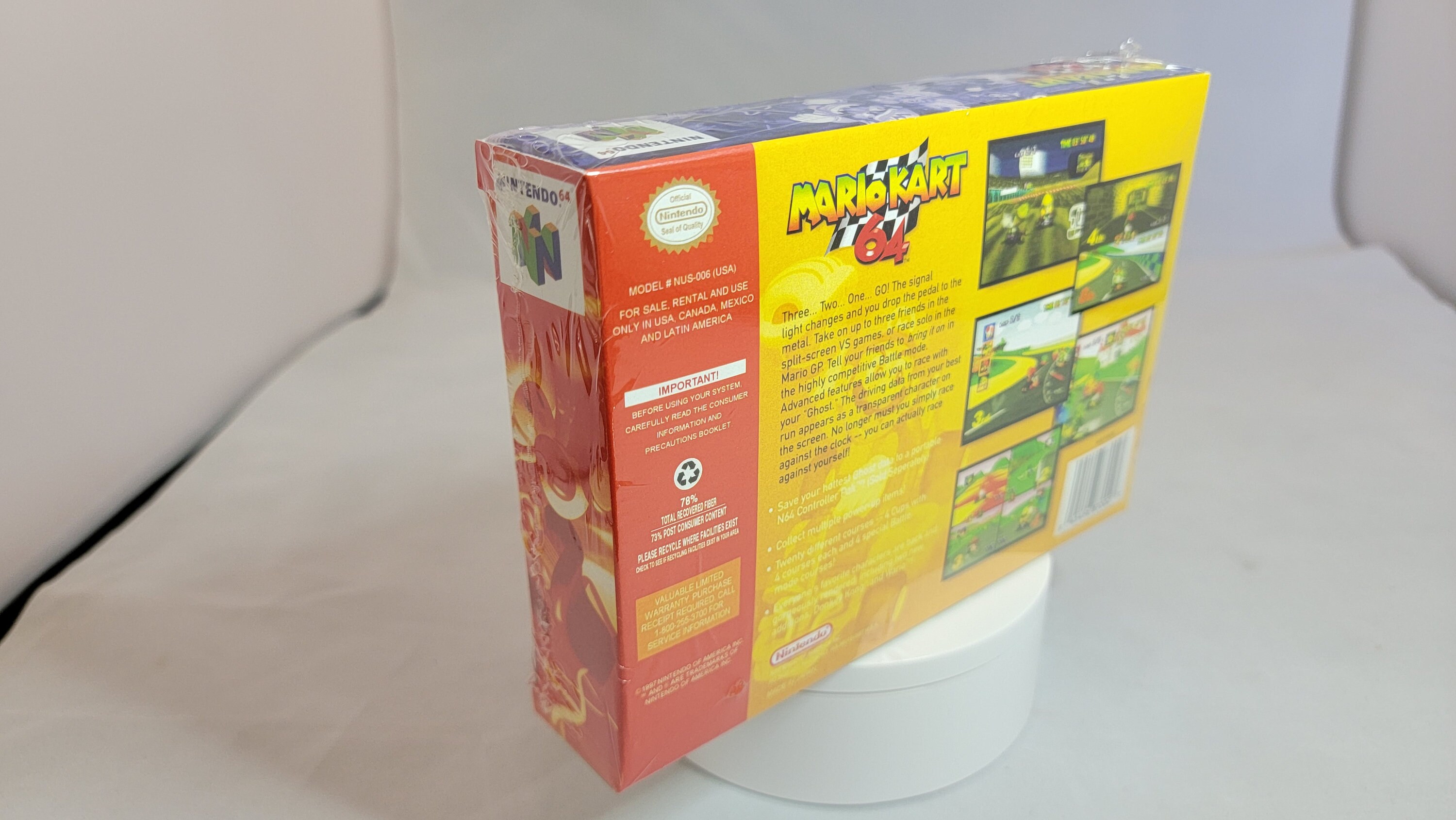 Mario Kart 64 | NTSC | Nintendo 64 | N64 | En | Reproduction