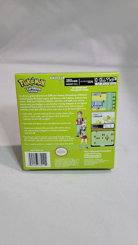 Jeu Pokémon Version Verte - Game Boy Color/Advance - Version Française - Très Bon état