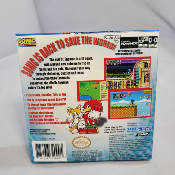 D.A. Garden on X: Sonic Collection 12: Nintendo Gameboy Advance. Sega began releasing games on what used to be opposing consoles. Dimps took the reigns for the GBA games, and Sonic Advance