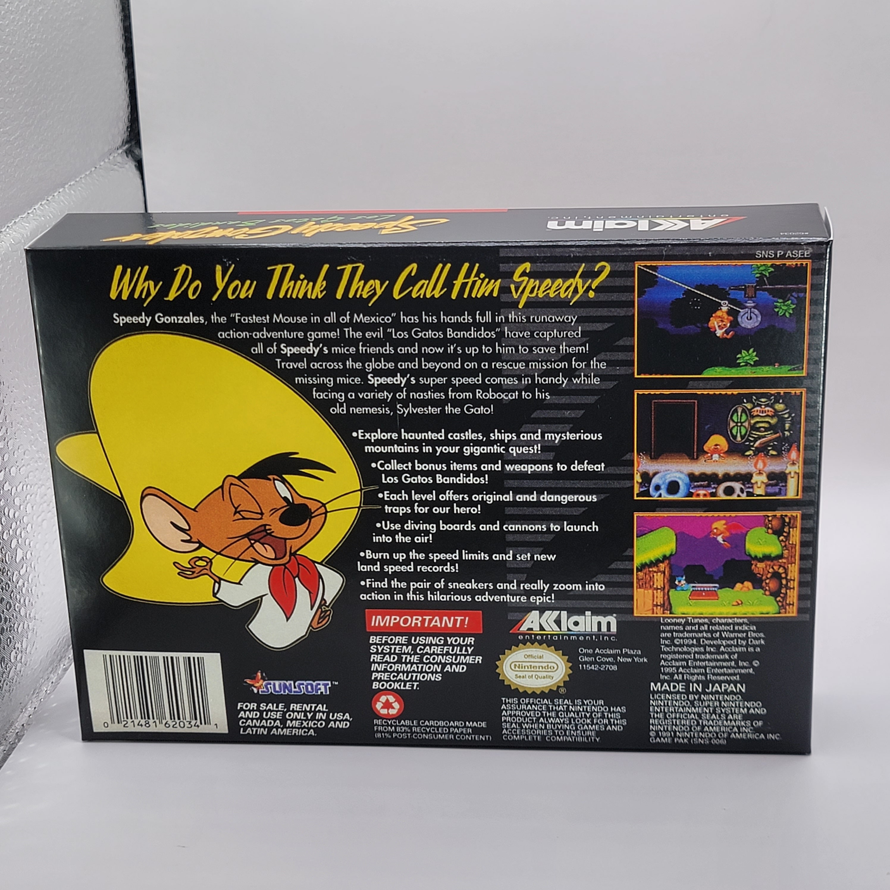 Longplay] SNES - Speedy Gonzales: Los Gatos Bandidos [100