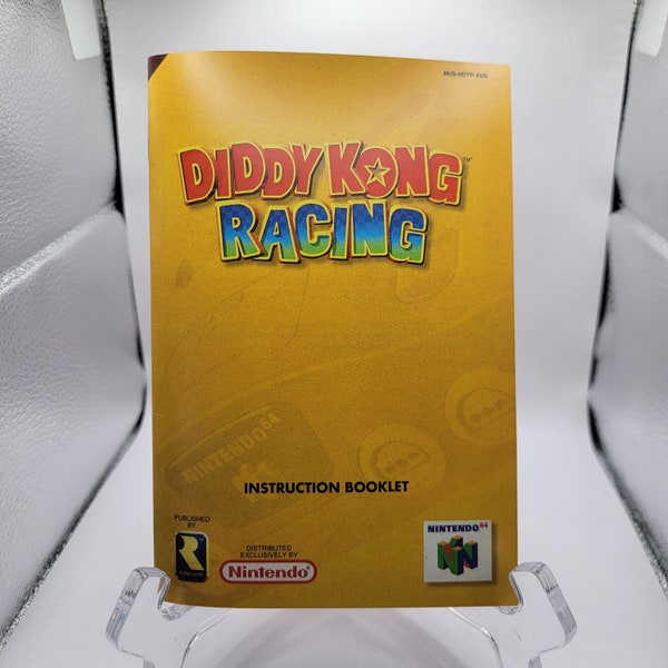 Diddy Kong Racing | NTSC | Nintendo 64 | N64 | En | User Instruction Manual