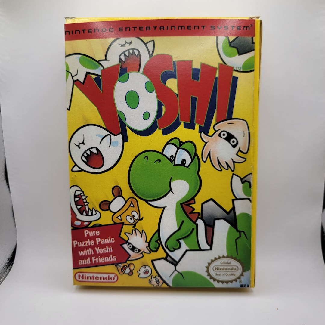 Yoshi | NTSC | Nintendo | NES | En | Reproduction Box - Etsy