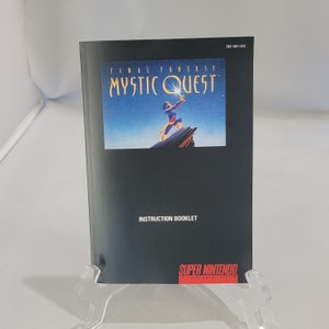 Final Fantasy Mystic Quest | NTSC | Super Nintendo | SNES | En | User Instruction Manual