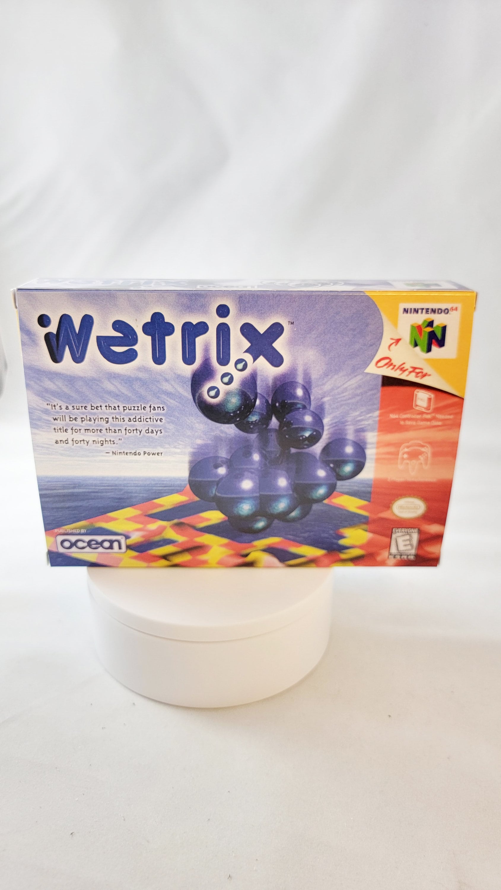 Wetrix | NTSC | Nintendo 64 | N64 | En | Reproduction Box and