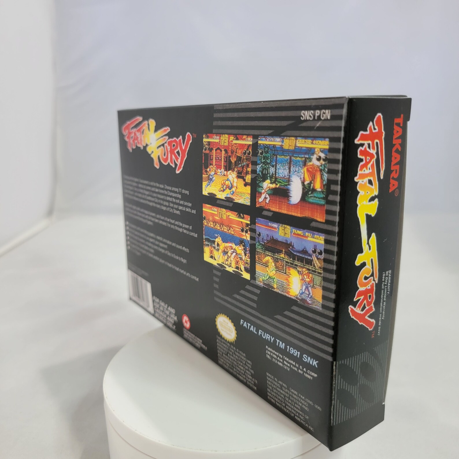 Fatal Fury | NTSC | Super Nintendo | SNES | En | Reproduction Box and ...