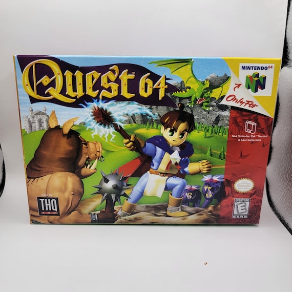 Quest 64 | NTSC | Nintendo 64 | N64 | En | Reproduction Box and
