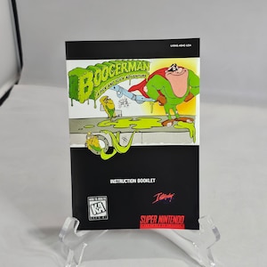 Boogerman | NTSC | Super Nintendo | SNES | En | User Instruction Manual